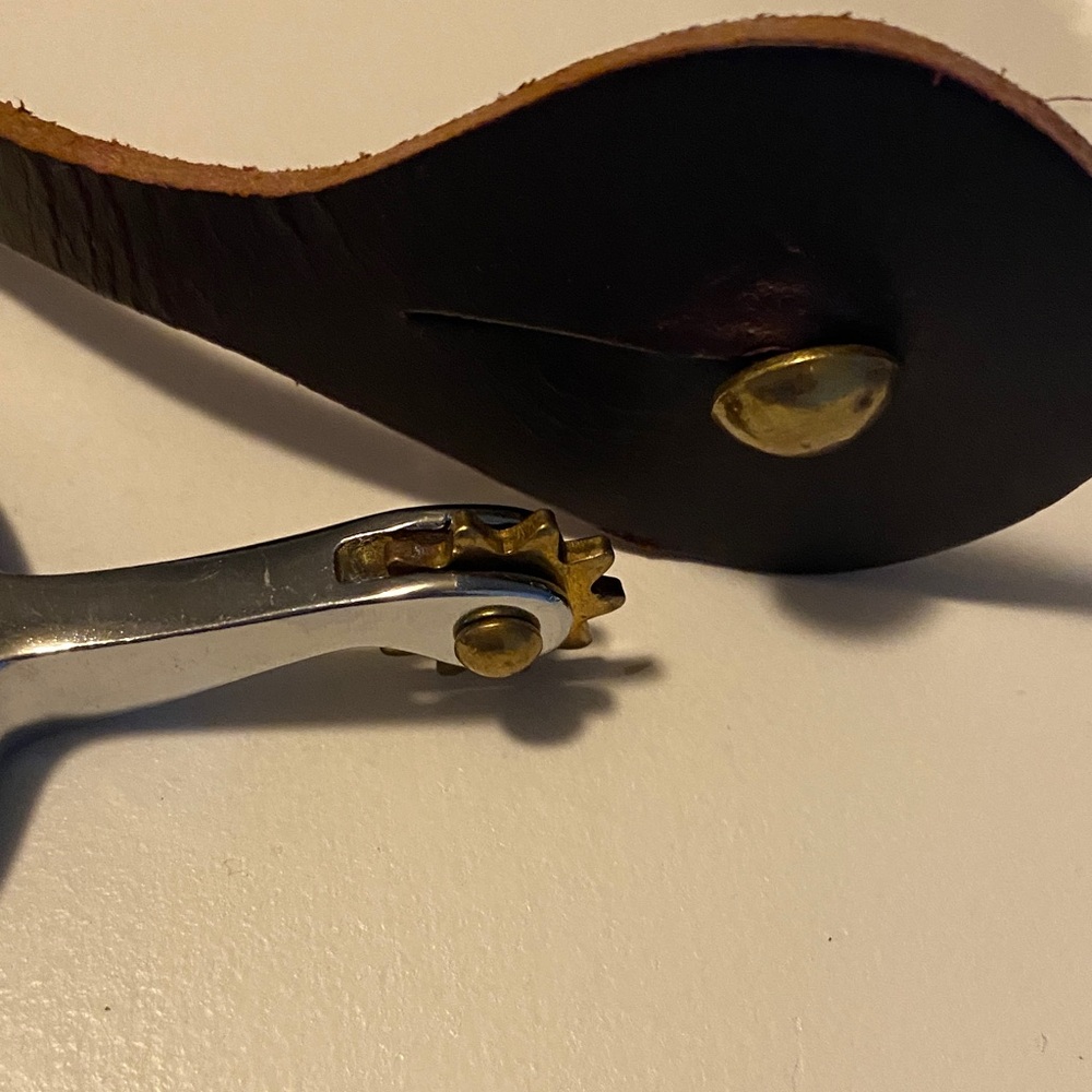 Brown Leather and Silver Spurs - Picture 3 of 5